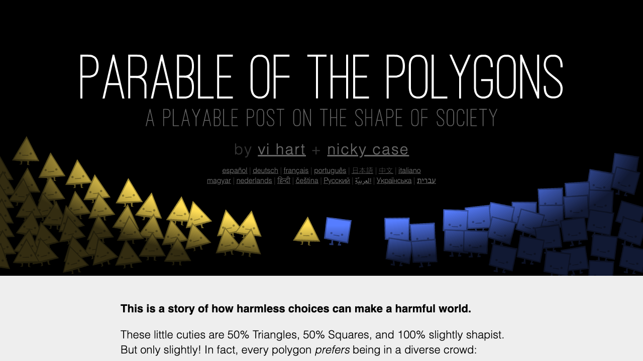 Parable of the Polygons