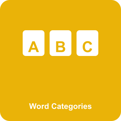 Word Categories